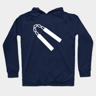 Nunchuks! The weapon of a true martial arts warrior! Hoodie